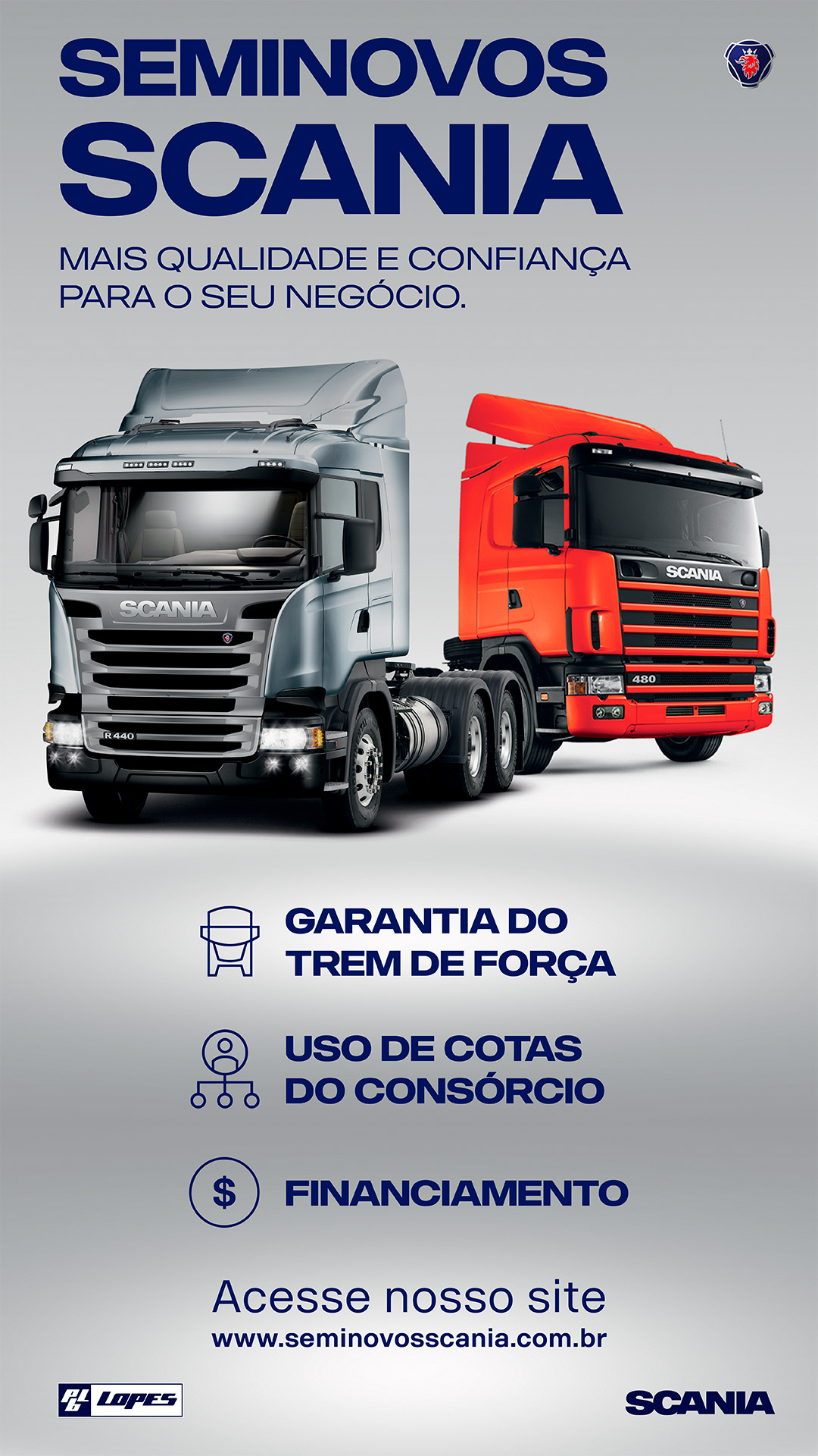 O design e engenharia Scania atuam para melhorar a produtividade 